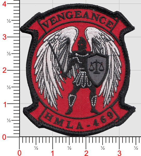 Officially Licensed USMC HMLA-469 Vengeance Squadron Patches