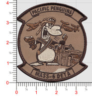 Officially Licensed MASS-6 DET A Pacific Penguins Patches