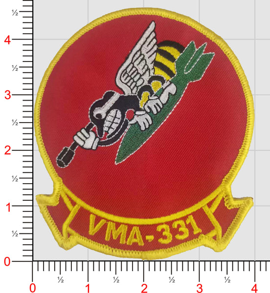 Officially Licensed USMC VMA-331 Bumblebees Squadron Patch