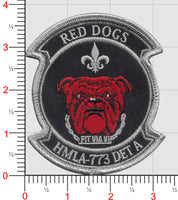 Officially Licensed USMC HMLA-773 Red Dogs DET A Patch