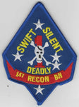 Officially Licensed USMC 1st Recon Bn Patch