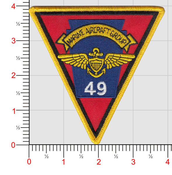 Officially Licensed USMC Marine Aircraft Group MAG-49 Patch