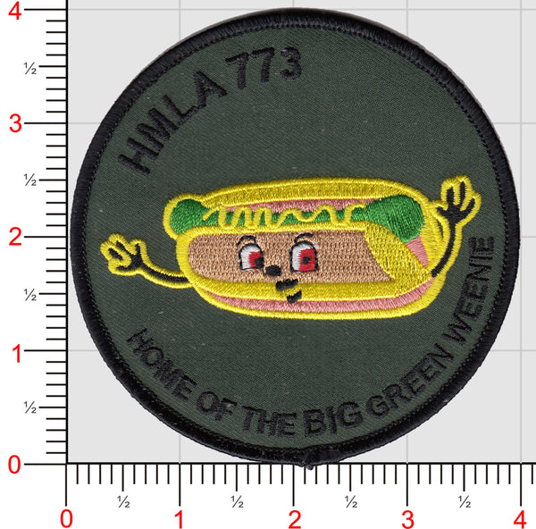 HMLA-773 Red Dogs Green Weenie Patch