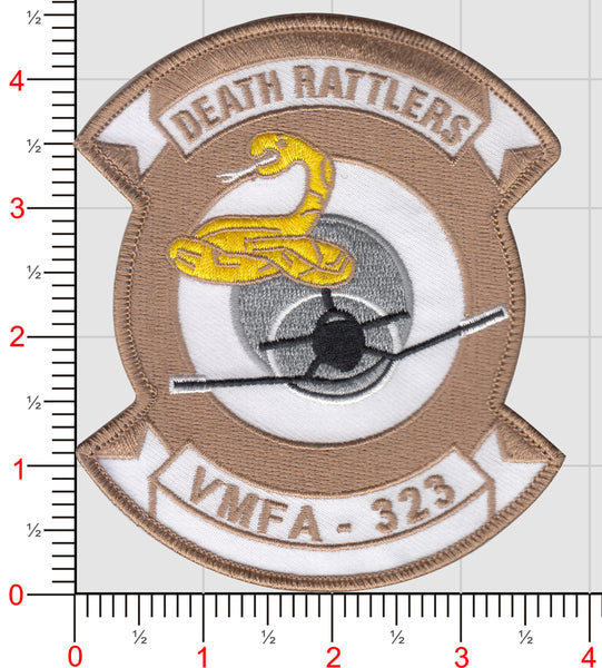 Officially Licensed USMC VMFA-323 Death Rattlers Patch