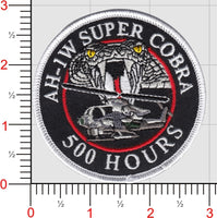 AH-1W Super Cobra Hours patches
