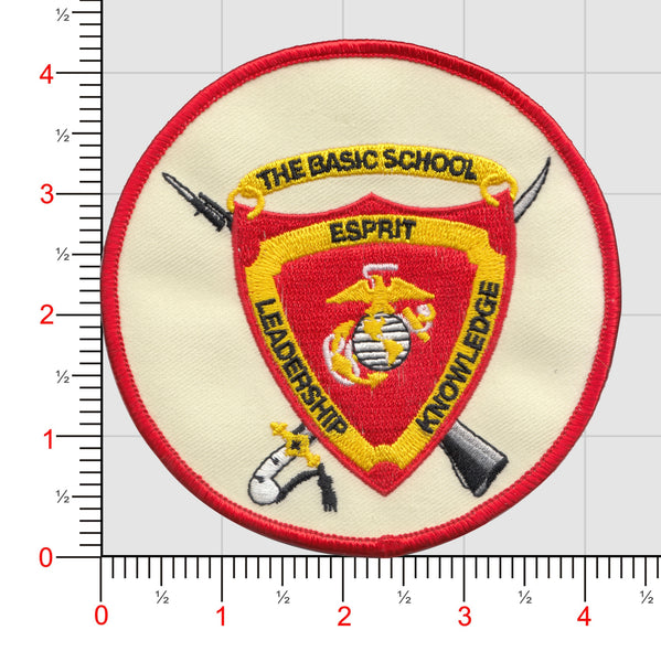 Officially Licensed USMC Officer Basic School Patch