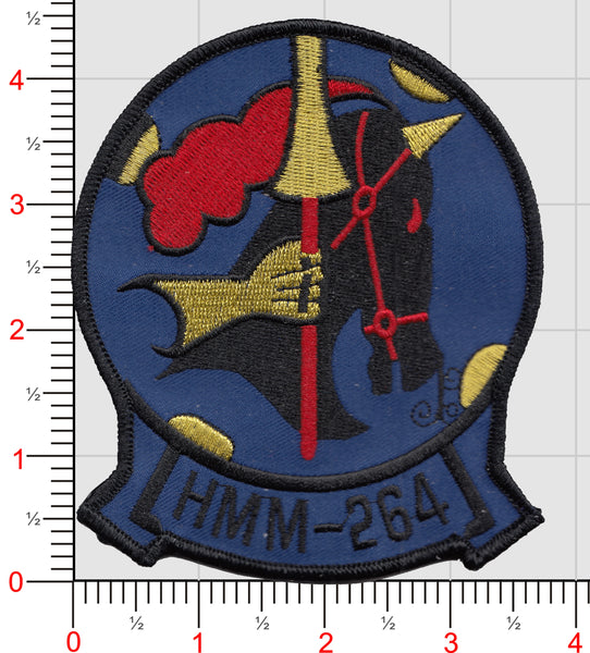 Officially Licensed USMC HMM-264 Black Knights Patch