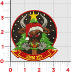 Official VMM-261 Raging Bulls Christmas Patches