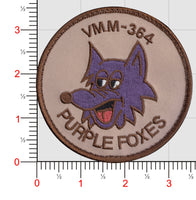 Officially Licensed USMC VMM-364 Purple Foxes Squadron Patches