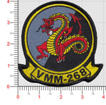 Officially Licensed USMC VMM-268 Red Dragons Patch