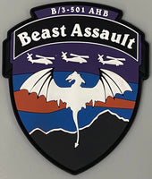 US Army B/3-501 Beast Assault Patches