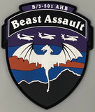 US Army B/3-501 Beast Assault Patches