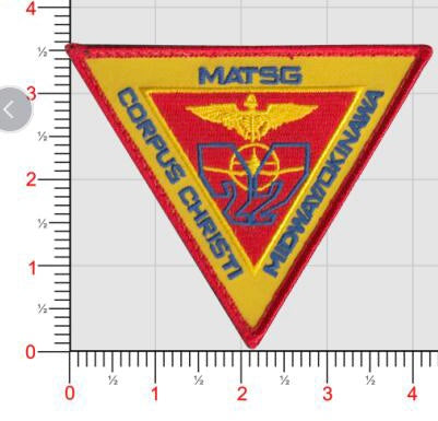 Officially Licensed MATSG-22 NAS Corpus Christi Patches