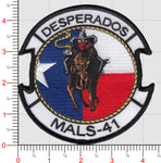 Officially Licensed USMC MALS-41 Desperados Patch