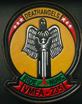 Officially Licensed USMC VMFA-235 Death Angels Leather Patch