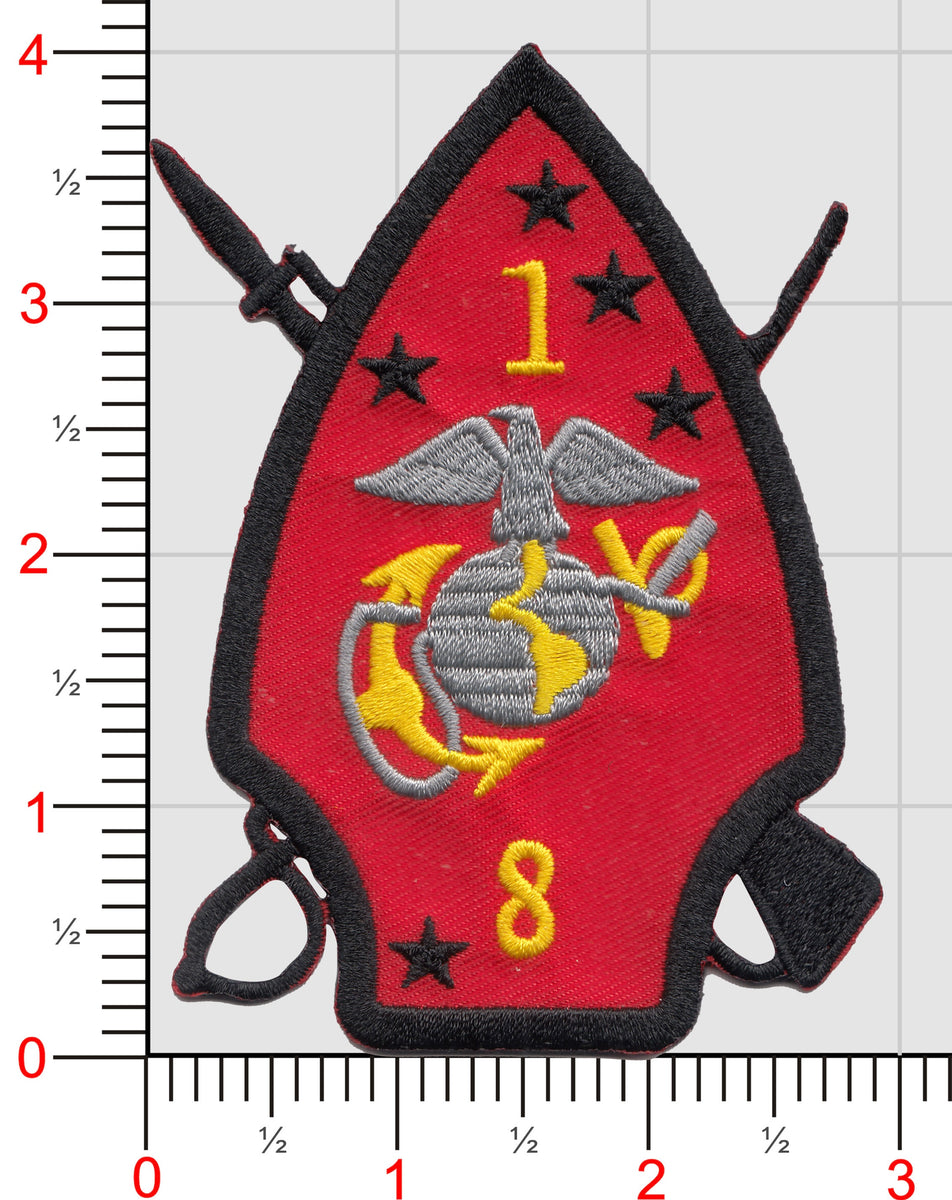 Buy Officially Licensed USMC 1st Bn 8th Marines Patch – MarinePatches ...