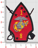 Officially Licensed USMC 1st Bn 8th Marines Patch