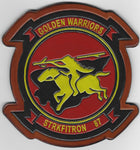 Officially Licensed US Navy VFA-87 Golden Warriors Leather patch