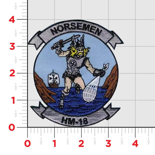 Officially Licensed US Navy HM-18 Norsemen Patch