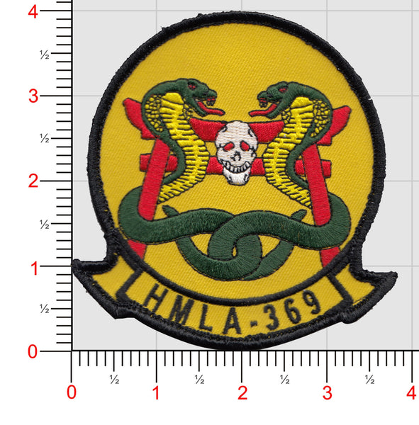 Officially Licensed USMC HMLA-369 Gunfighters Regular Squadron Patch