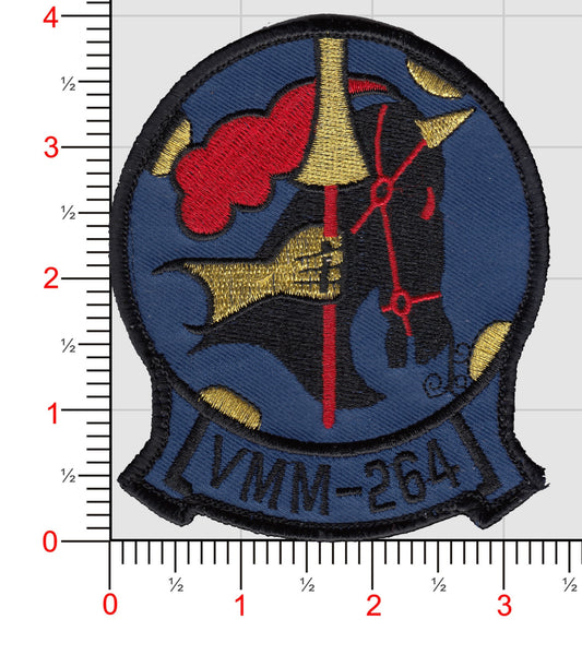 Officially Licensed USMC VMM-264 Black Knights Throwback Patch