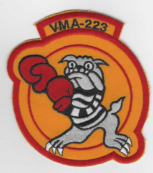 Officially Licensed USMC VMA-223 Bulldogs Original Design Patch