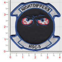 Officially Licensed US Navy HSC-5 Nightdippers Patch