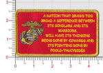Officially Licensed USMC "A Nation by Thucydides" Patch