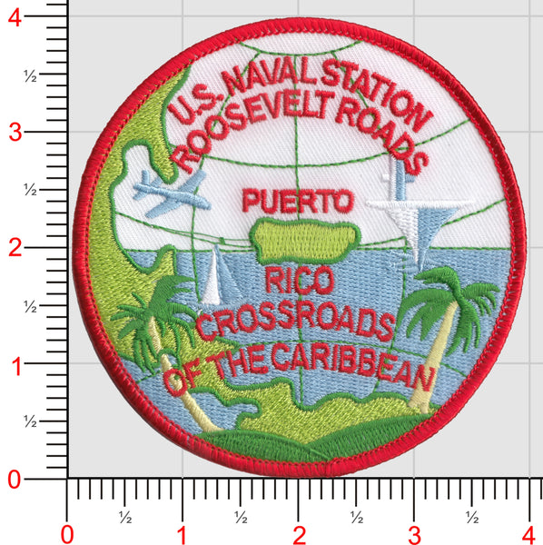 Officially Licensed US Navy NAS Roosevelt Road Patch