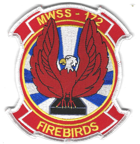 Officially Licensed USMC MWSS-172 Firebirds Patch