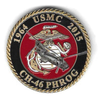 Officially Licensed USMC CH-46 Phrog Coin