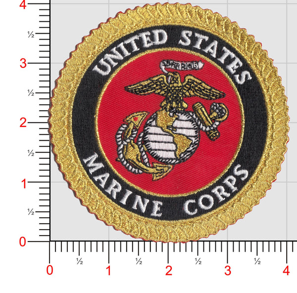 Officially Licensed USMC Gold Border EGA Patch
