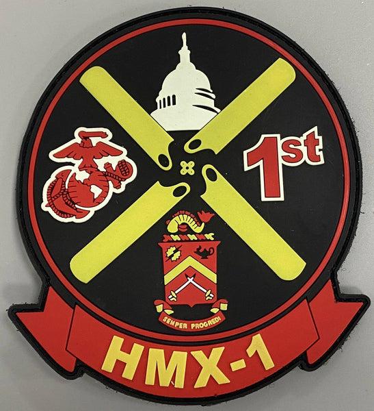 Officially Licensed USMC HMX-1 PVC patch