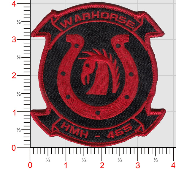 Officially Licensed USMC HMH-465 Warhorse Patch