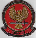 Officially Licensed USMC VMM-162 Golden Eagles Leather Patches