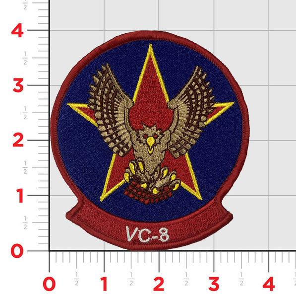 Officially Licensed US Navy VC-8 Red Tails Patch