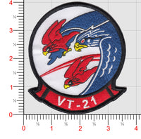 Officially Licensed US Navy VT-21 Redhawks Squadron Patches