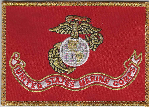 Officially Licensed USMC Flag Patch