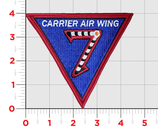 Officially Licensed US Navy Carrier Air Wing CVW-7 patch