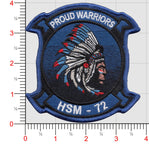 Officially Licensed HSM-72 Proud Warriors Faded Squadron Patches