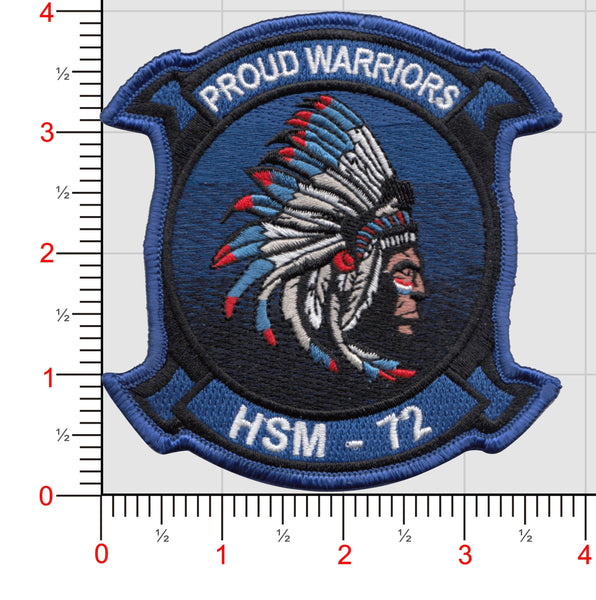 Officially Licensed HSM-72 Proud Warriors Faded Squadron Patches
