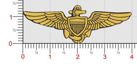 Navy/Marine Aviator Wings Patch