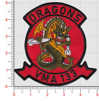 Officially Licensed USMC VMA-133 Dragons Patch