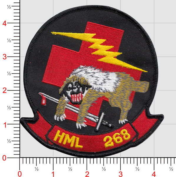 Officially Licensed USMC HML 268 Squadron Patch