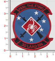 Officially Licensed USMC 3D LAAD Feel the Sting Patch