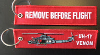 UH-1Y Venom REMOVE BEFORE FLIGHT key Ring