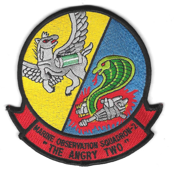Officially Licensed USMC VMO-2 "Angry Two" Squadron Patch
