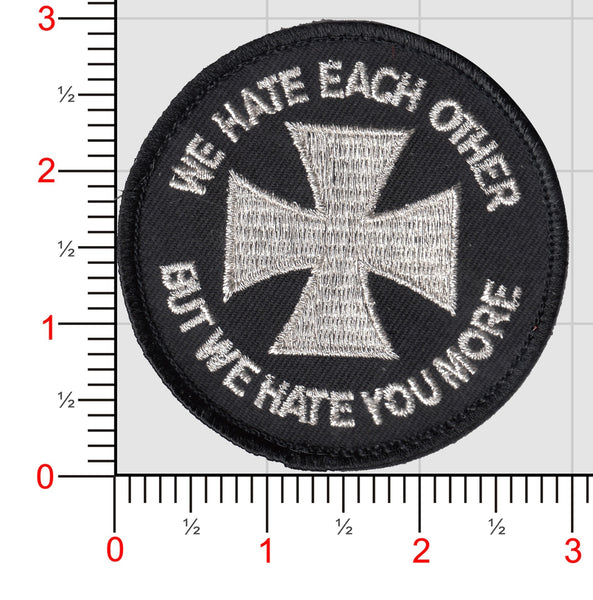 Official HMLA-169 We Hate Each Other But We Hate You More Shoulder Patches