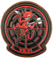 Officially Licensed US Navy VX-31 Dust Devils Leather Patches