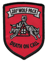 US Army 281st Wolf Pack Patch